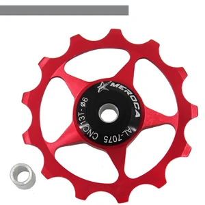 Шоссейный велосипед MEROCA 11T 13T Jockey, задний переключатель передач, направляющий шкив, стальной подшипник, велосипедные детали