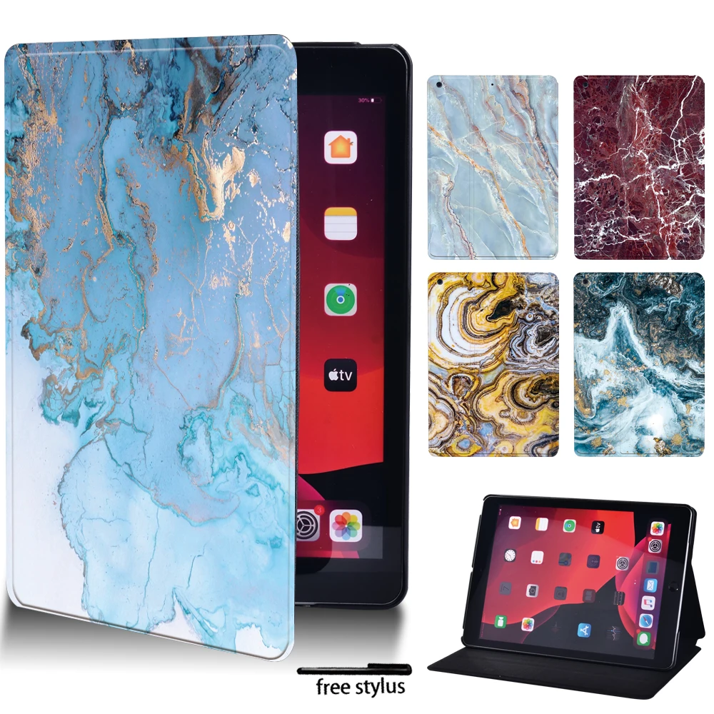 

Marble Pattern Tablet Cover Case for Apple IPad 8th 7th/5th 6th/Air 1 2 3/Air 4 10.9"/IPad 234/Mini 1 2 3 4 5/Pro 9.7" 10.5" 11"