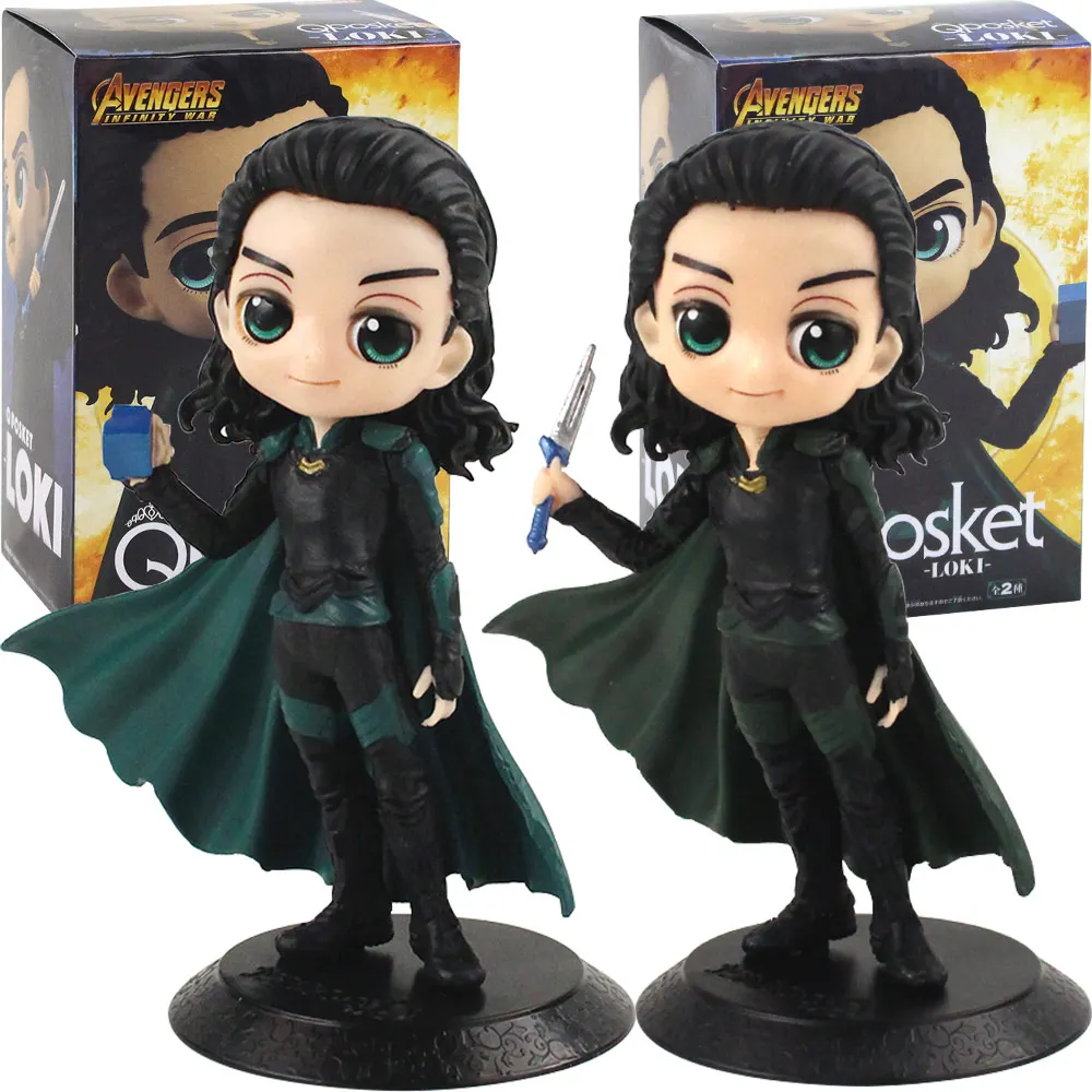 16 см Q Posket Avengers Infinity War Loki ПВХ экшн фигурка Коллекционная модель игрушки версии