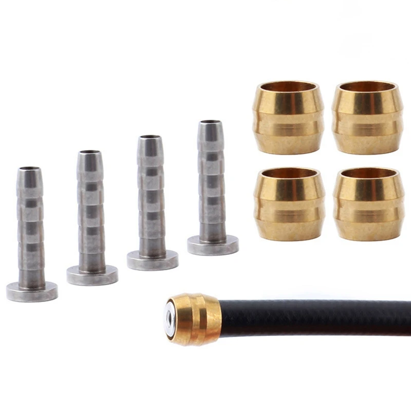 4 комплекта велосипедный гидравлический дисковый тормозной шланг с нажимным