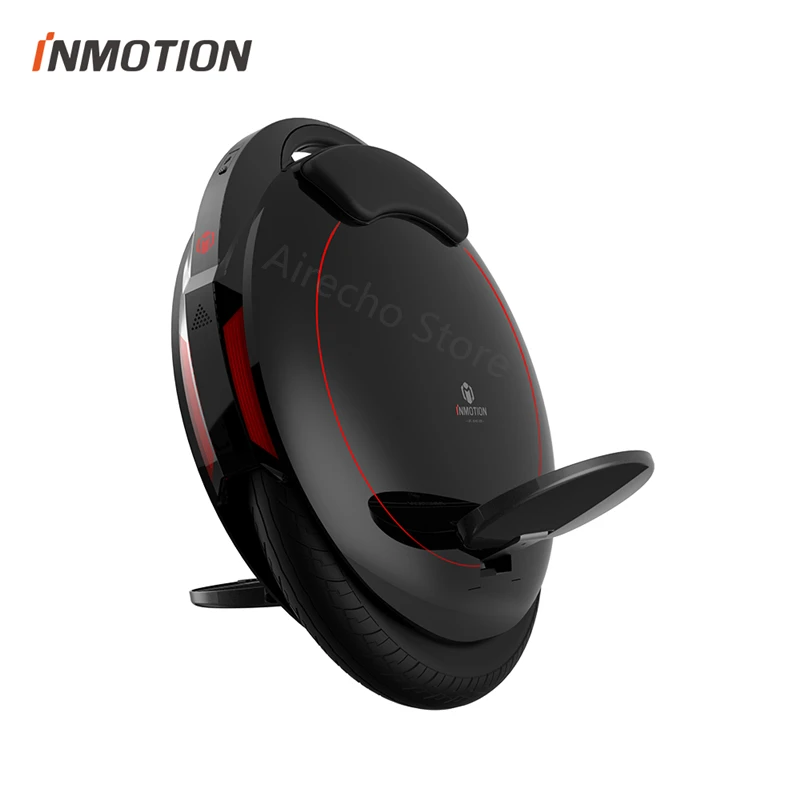 Электрический Одноколесный велосипед INMOTION V5, самобалансирующийся скутер EUC с декоративными лампами, Одноколесный Моноцикл, длинная доска