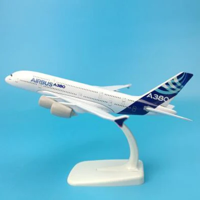 20 см 1:300 масштаб Airbus Boeing Airlines самолеты самолет сплав модель игрушки коллективные детские игрушки F коллекции - Цвет: A380 Prototype