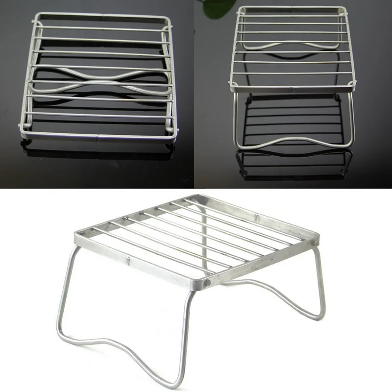 Мини барбекю Гриль Открытый портативный складной уголь нержавеющая сталь Пикник