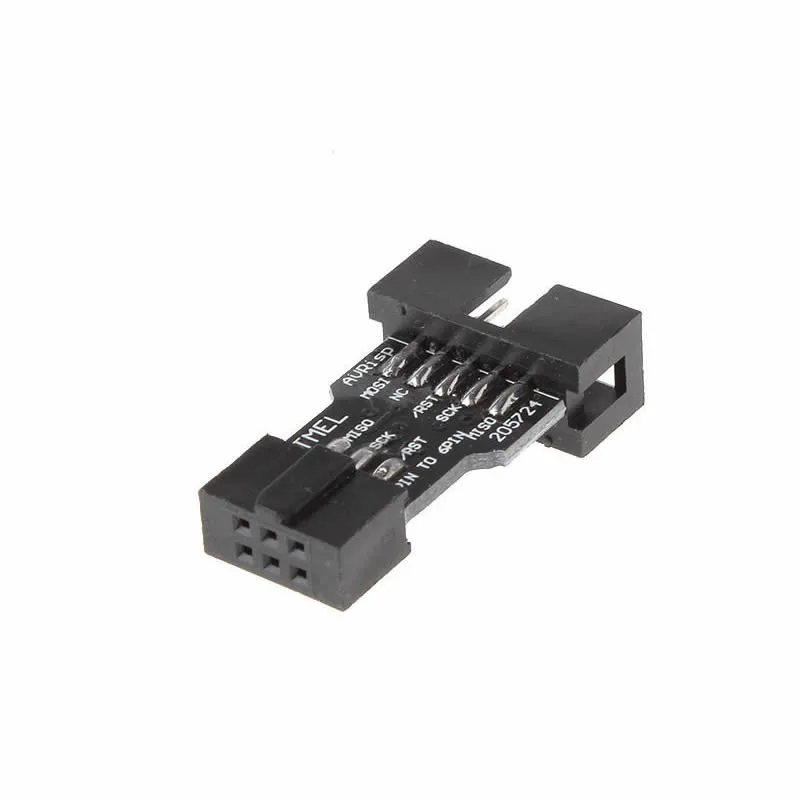 10 Pin до 6 Pin плата адаптера для AVRISP MKII USBASP STK500 высокое качество