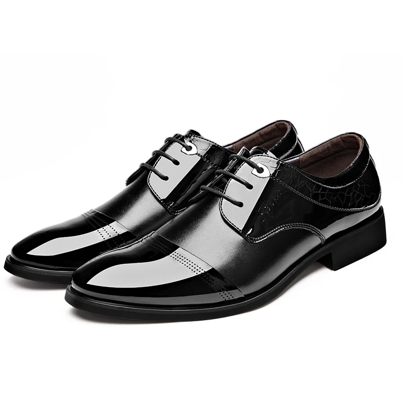 Роскошные Мужские модельные туфли в британском стиле Деловые оксфорды Сезон