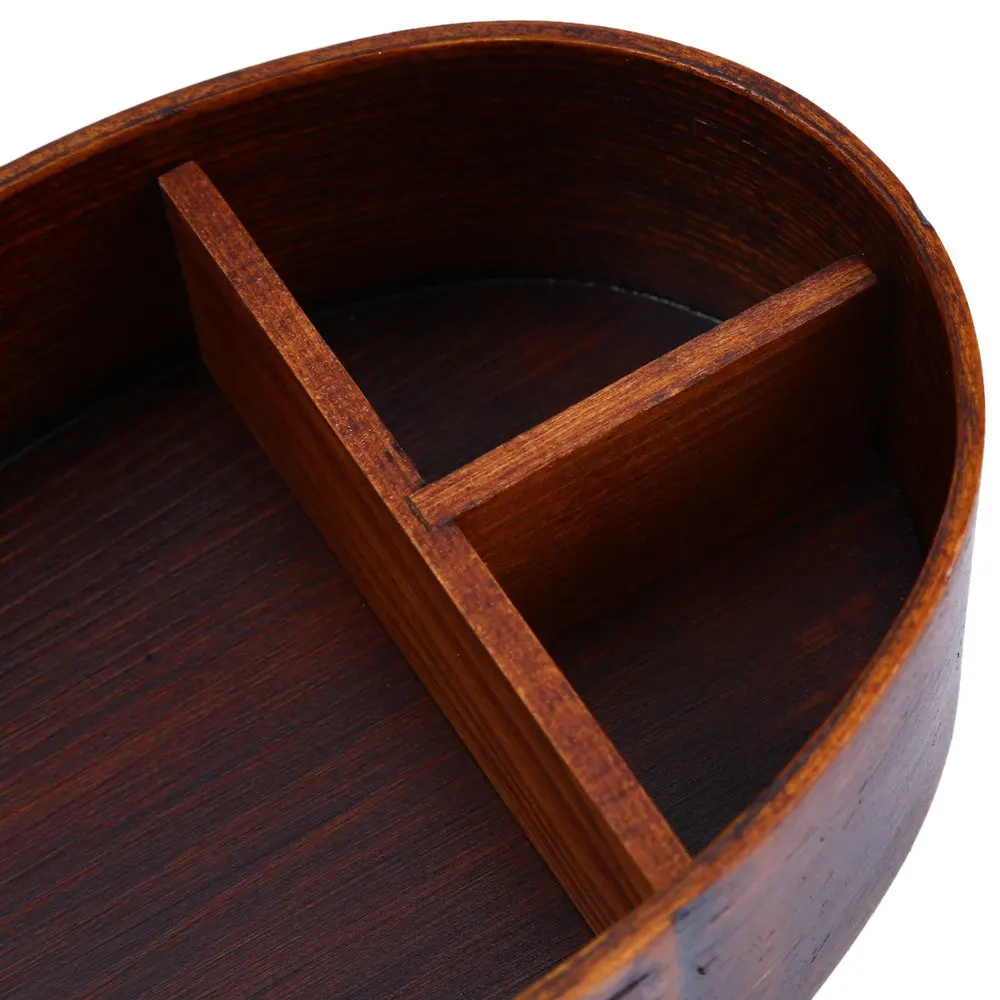 Японские bento коробки деревянный Ланч ручной работы натуральная деревянная