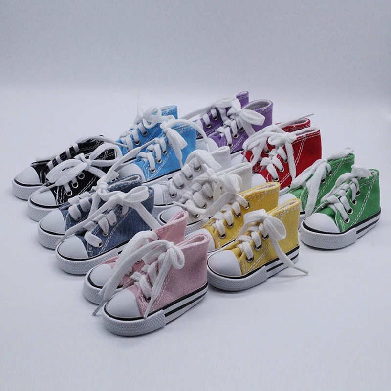 

7.5cm Canvas Shoes for 1/3 60cm SD BJD Doll Girls Fashion DIY Dress Up Gift Toy Doll Accessories