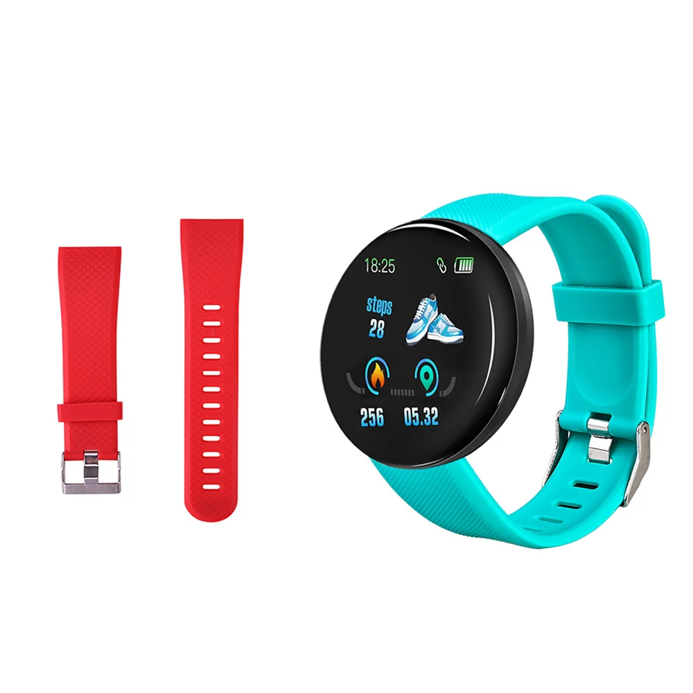 RJC00H27N11 D18 Smart Watch Men Heart Rate Bluetooth Smartwatch Blood Pressure Round Fitness Sleep Tracker Smart Watch Women For Android IOS - Цвет: RJC00H27N11