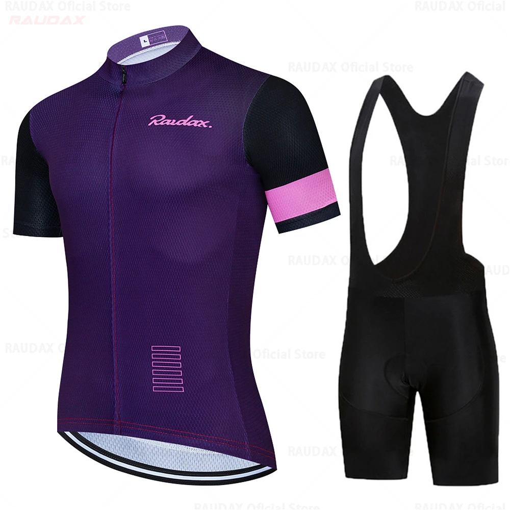 

2021STRAVA purple Cycling Jersey 19D Bib Set MTB Uniform Bike Clothing Quick Dry Bicycle Wear Clothes Mens Short Maillot Culotte