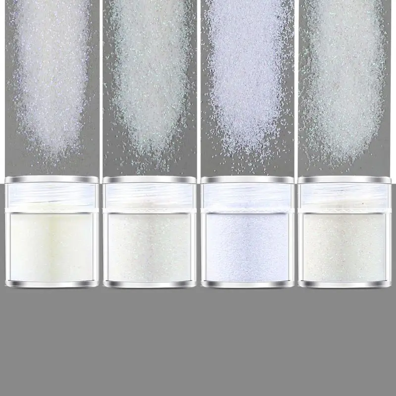 

4 Color Rainbow White Glitters Sequains Resin Pigment Fillings Kit Makeup Jewelry Fillings Nail Art Decor Jewelry Making