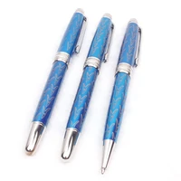 little metal ballpoint pen sky blue canetas fofas luxury mb roller ball fountain pens office accessories gift set
