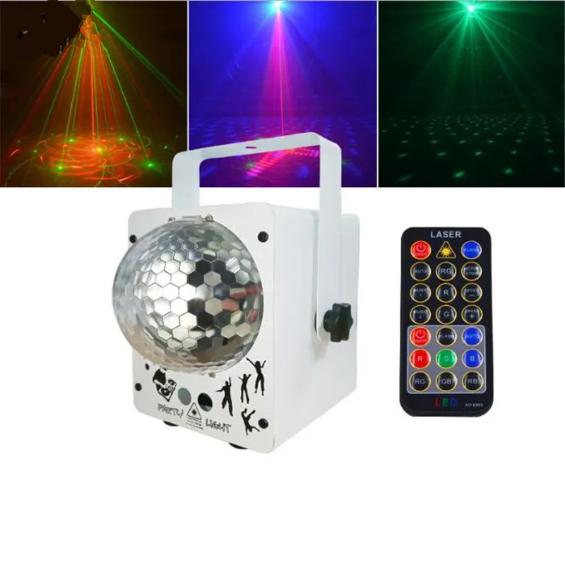 Диско-лазерный светильник RGB проектор огни для вечеринки DJ эффект освещения