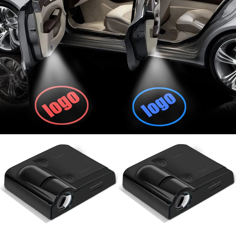 2 шт. для Jeep Cherokee XJ KJ KK Compass Wrangler JK MK Grand WK светодиодный фонарь двери автомобиля с