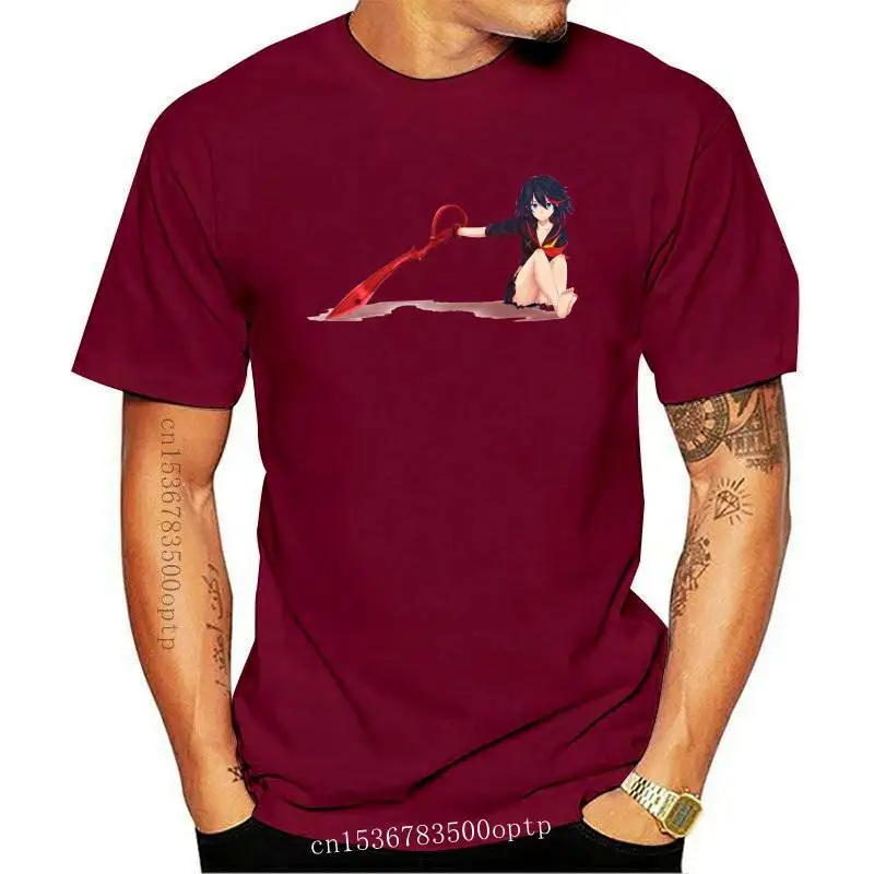 

New Kill La Kill Ryko Matoi Anime Cute Art Men'S (Woman'S Available) T Shirt Black High Quality Tee Shirt