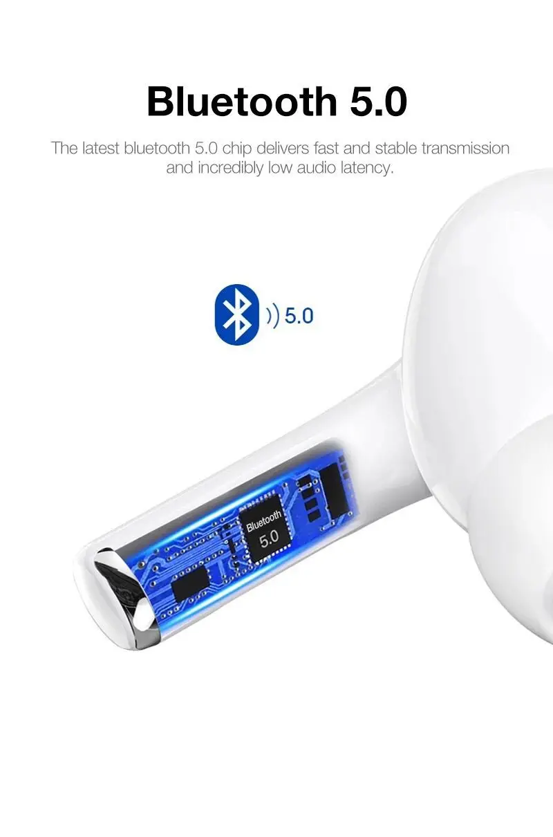 

for airpoddings pro 3 Touch Control Wireless Headphone Bluetooth Earphones Sport Earbuds For Iphone Xiaomi TWS Music Headset