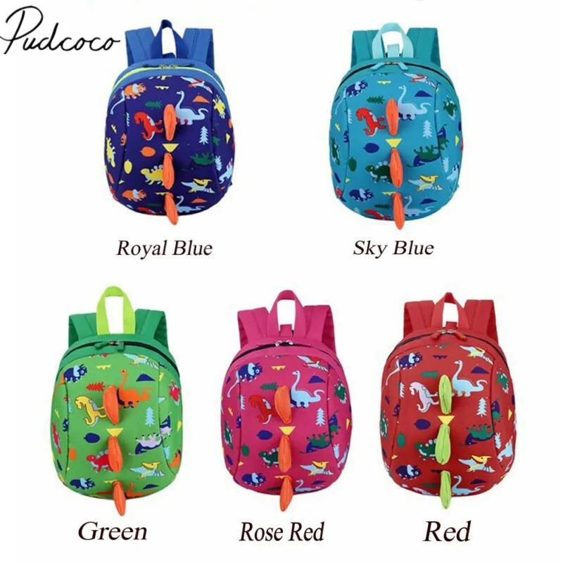 Рюкзак с динозавром для младенцев шлейка защитой от потери поводок прогулок