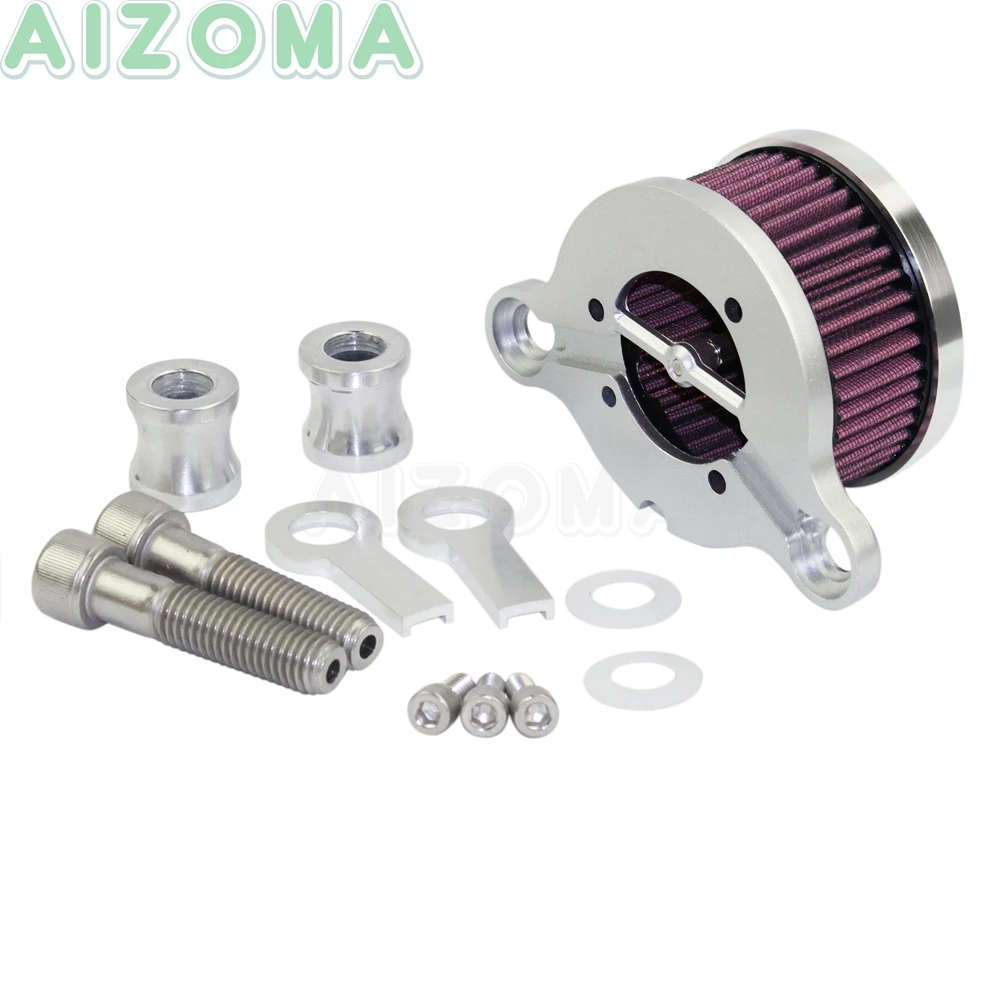 Chrome Motorcycles Air filter Intake Kit For Harley Sportster XL883 XL1200 All 2004-2018 2019 Billet Aluminum Cleaner Cover | Автомобили и