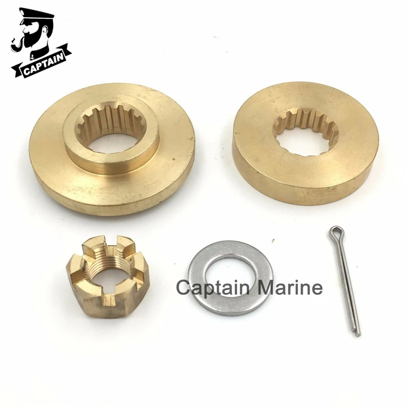 

60-100HP Hardware Kit Thrust Washer/Spacer/Nut/Cotter Pin for Outboard Propeller Yamaha F60 F70 70HP 75HP F75 80HP 90HP F90