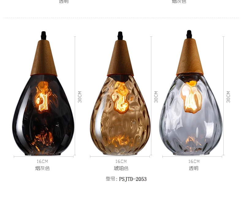 

Nordic Modern Single Head Glass Pendant Light Dining Room Bar Restaurant Hanging Lighting Ing hanging lamp