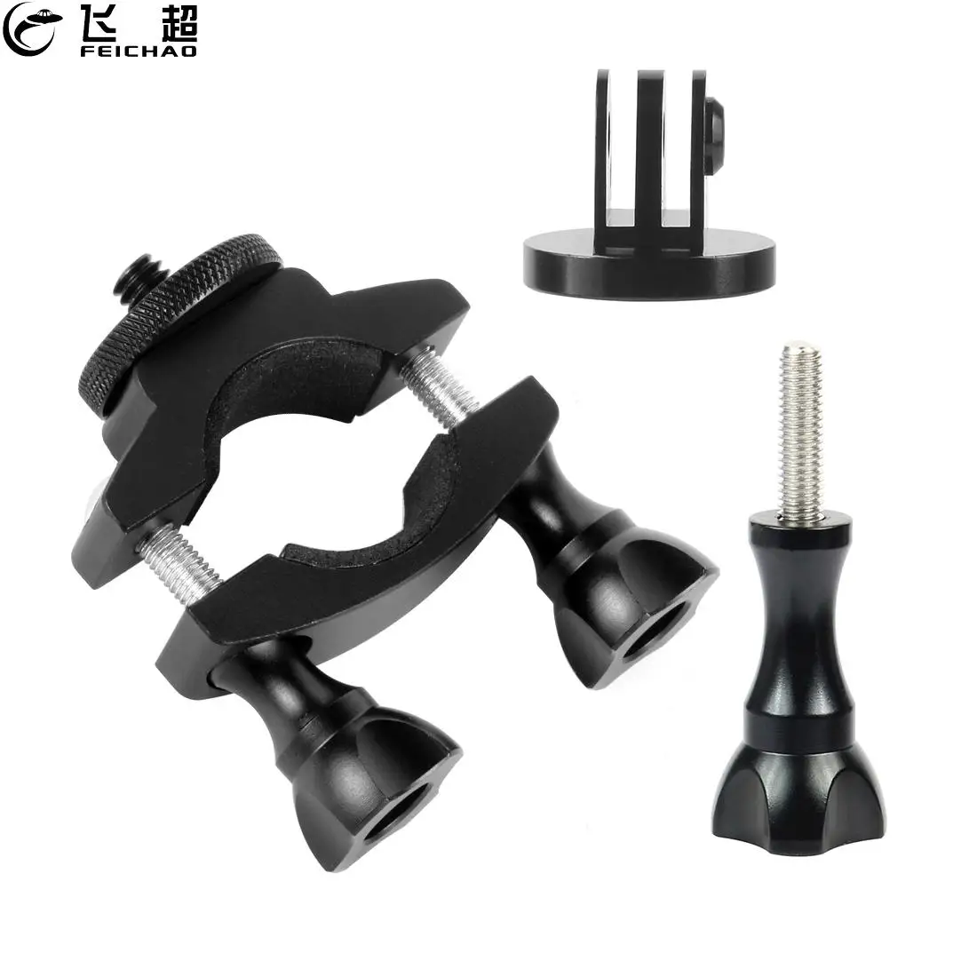 Крепление на руль велосипеда держатель трубки зажим 1/4 штатив алюминиевый сплав