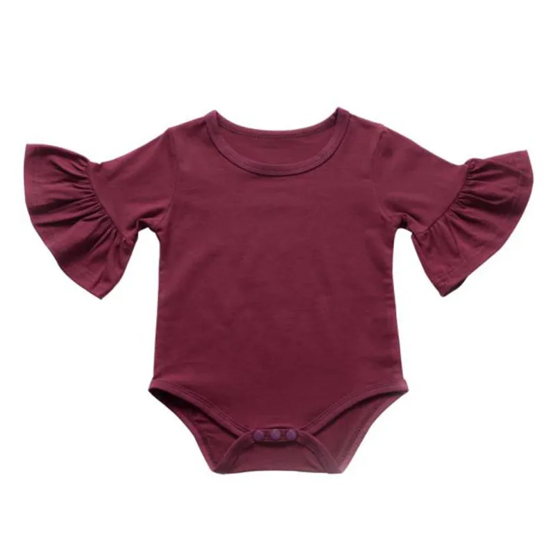 Боди для новорожденных Летний комбинезон с длинными рукавами малышей мягкий