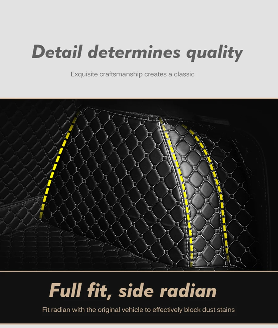 Высококачественный кожаный коврик для багажника напольный Chevrolet Trax Tracker 2014-2018