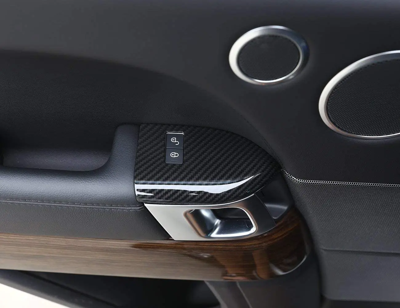 Чехол из АБС-пластика и углеволокна для защиты детей Land Rover Range Sport RR 2014-2017 Style B