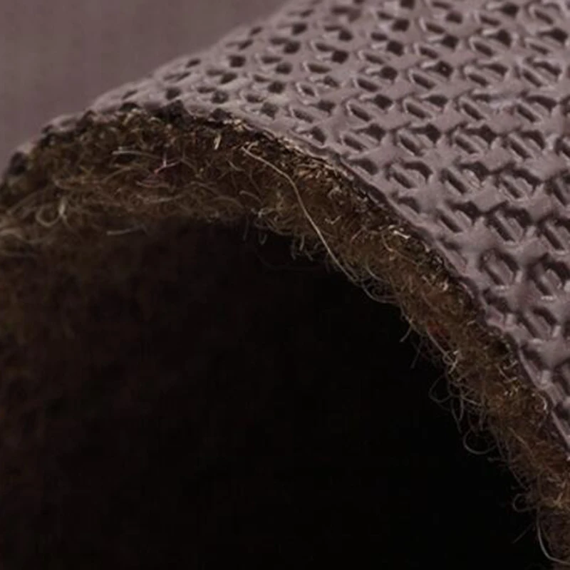 Вышитый дверной коврик нескользящий круглый ковер Придверный напольный для