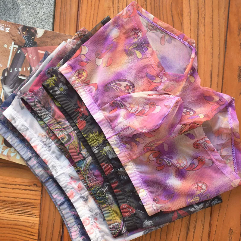 4 шт./компл. сексуальные трусы боксеры для геев короткое нижнее белье эротическое