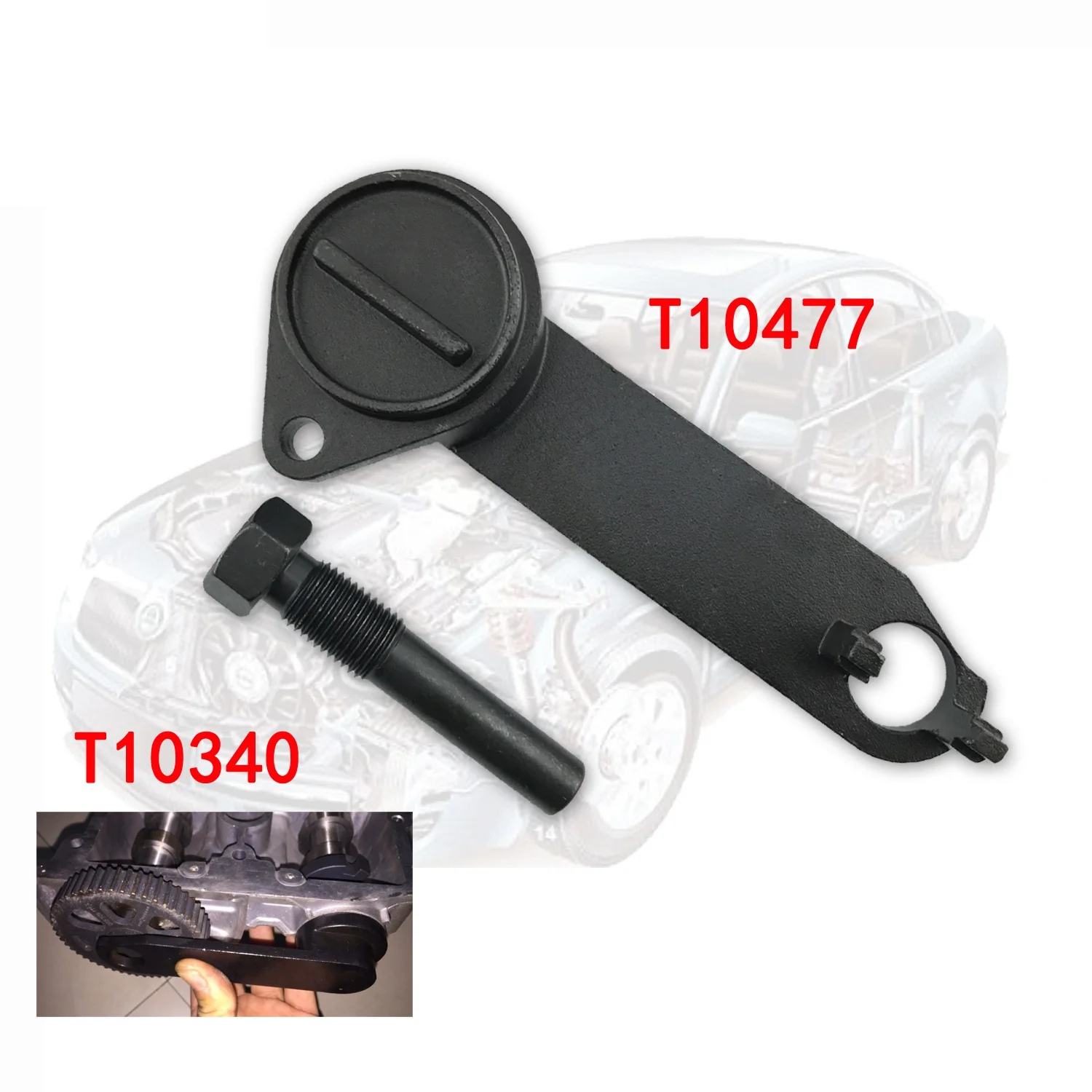 

2 PCS T10477 Engine Tool Set Engine Timing Tools For New Je-tta/San-tana/Gr-an Lav-ida/Go-lf 7