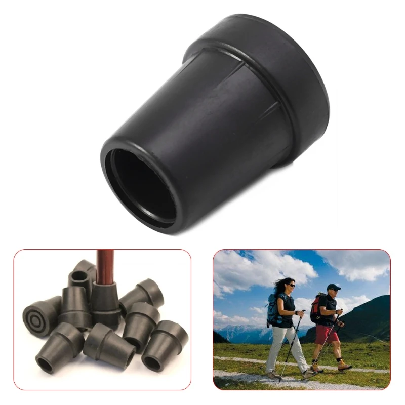 Походная палка с резиновым наконечником защитная дорожная для тростника