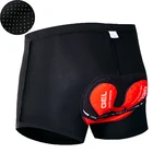 Велосипедные шорты Pro, 2 цвета, удобное нижнее белье, велосипедные шорты с гелевыми вставками, шорты для горных велосипедов, мужские красные штаны