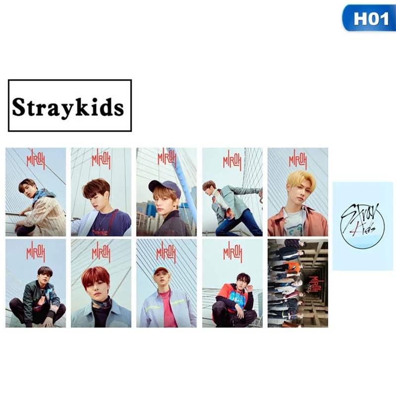 10 шт./партия KPOP альбом Двухсторонняя Держатель для карт ЛОМО карта маленький