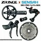 Набор дорожных компонентов SENSAH SRX PRO 1x1, 1 скорость, 11 S, Palanca De Cambios RL + Desviadores Traseros + кассета ZRACE Chainset Grava-bikes