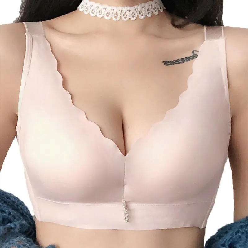 

Women's Lingerie Seamless Wireless Soft Push Up Bra Wireless Bralette Underwear