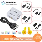 Адаптер 1080P HDMI-совместимый с VGA, Кабель-адаптер для Xbox, PS4, ПК, ноутбука, ТВ-приставки, проектора, HD TV