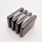 Блок Черный Эпоксидной Магнит Сильный прямоугольник водонепроницаемый Rustproof фрикционный холодильник белая доска магнитный экран доски объявлений