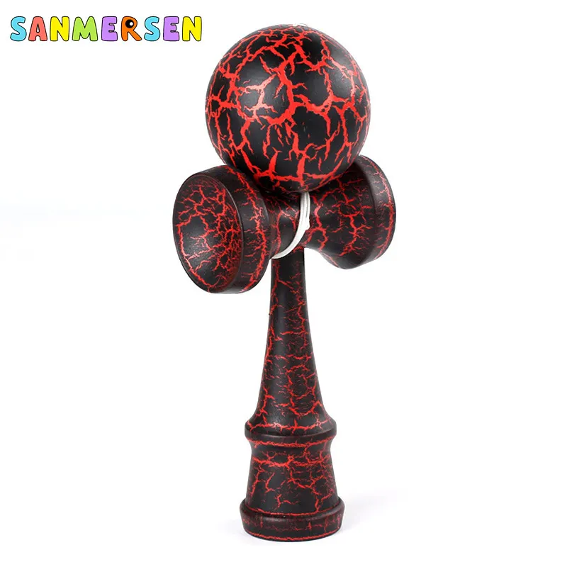 Профессиональные хром шары Kendama деревянные игрушки уличный умелый жонглинг мяч