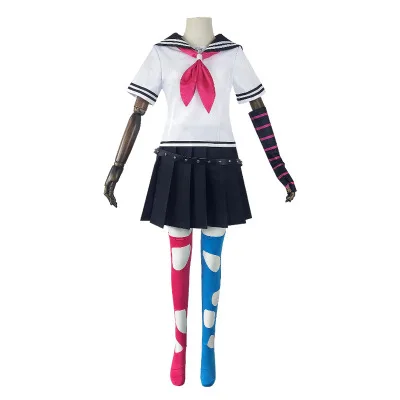 

Danganronpa 2 Mioda Ibuki Uniform Cosplay Costume Full Set Halloween Outfit Girls Dress