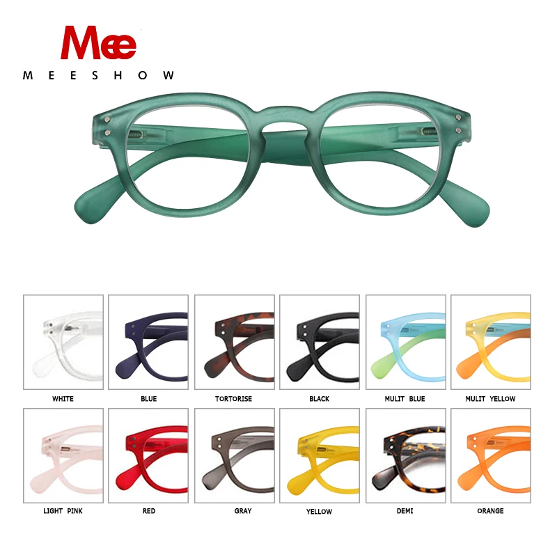 Мужские и женские очки для чтения Meeshow модные с Lesebrillen подарочная упаковка 2 0