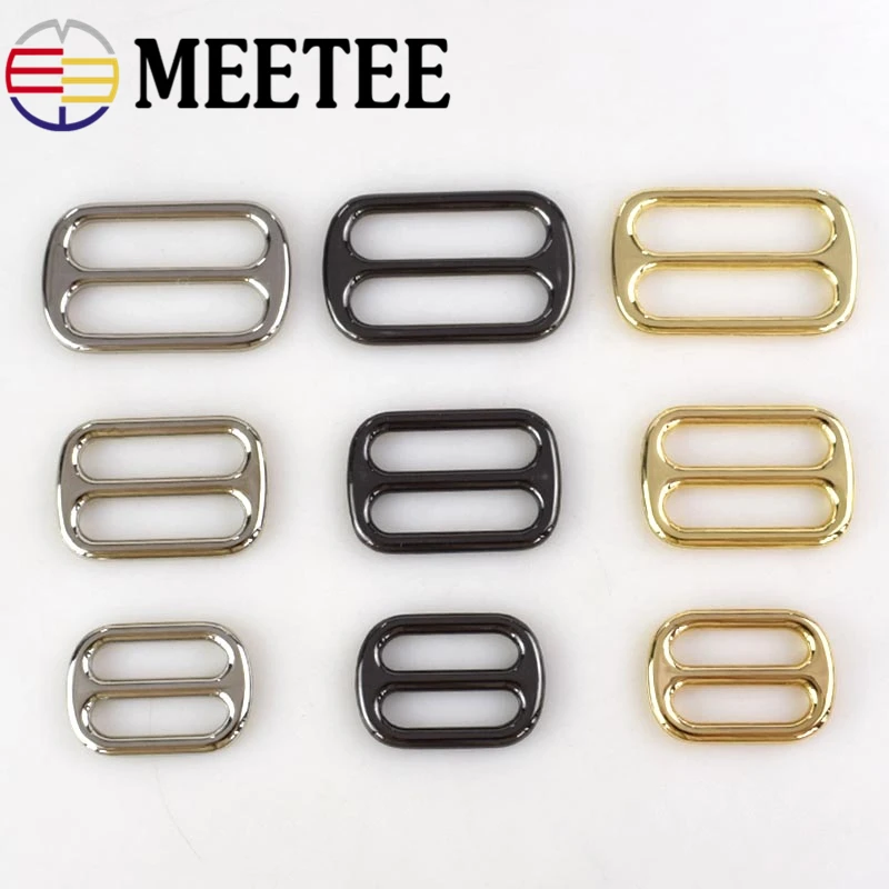 Металлические скользящие пряжки Meetee 5/10 шт. 25/32/38 мм ремешок для сумок сделай сам