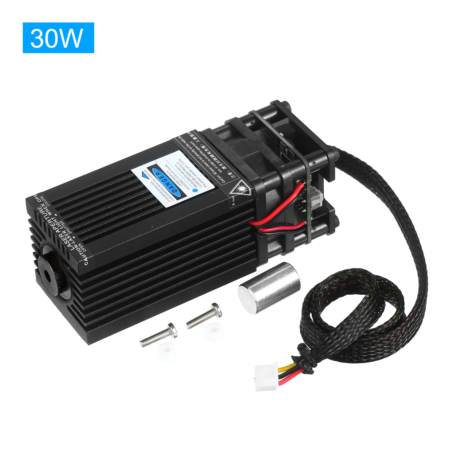 

30/20/10/5.5W Laser Module Laser Head 450nm Blue Lase for Laser Engraving Machine Wood Marking Cutting Tool Engraving Head