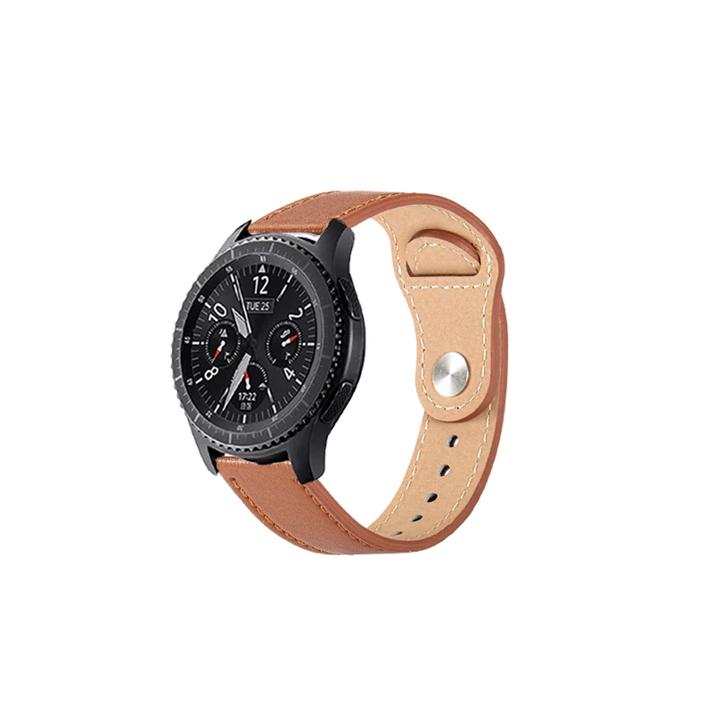 Leather Strap for Samsung Watch Band Galaxy 42 46mm Universal Quick Replacement Straps | Наручные часы
