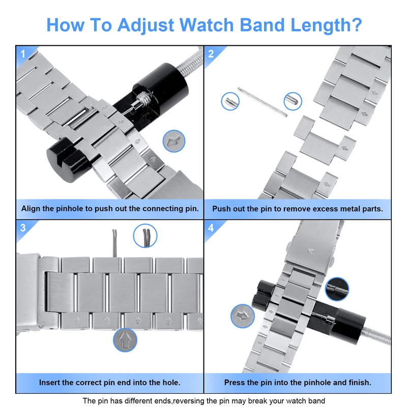 

Stainless Steel For Apple Watch Band 6 5 4 3 2 42mm 38mm 40MM 44MM Metal Watchband Bracelet for iWatch Strap Series Accessories