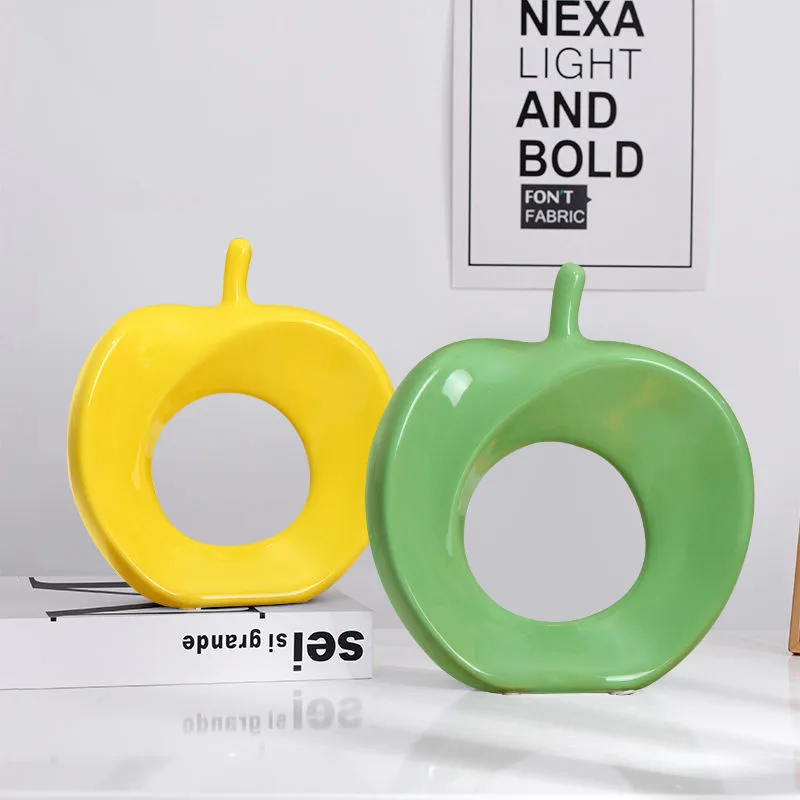 Декора керамической apple дизайн элегантный украшения свадьба керамические стол