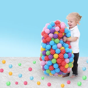 400 шт.лот мячи для сухого бассейна, детская игрушка, цветной бассейн для воды, шарики для океанских волн, мягкая Экологически чистая игрушка для плавания для детей, диаметр 5,5 см
