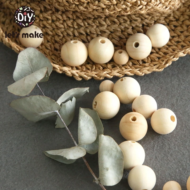 500 шт. деревянные бусины из клена 12 18 мм|wooden teethers|wooden beadsdiy accessories |