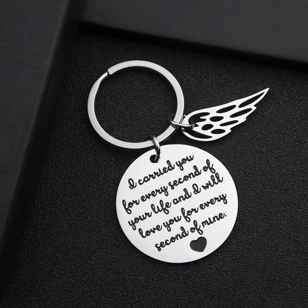 Memorial Gift Remembrance Keychain Loss of Baby Infant Child Miscarriage Keepsake Charm Pedant Jewelry Sympathy Gifts | Украшения и