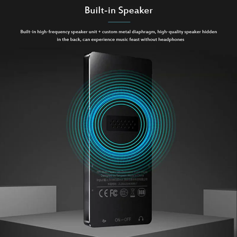T06 Bluetooth без потерь MP3 MP4 плеер 16 Гб HiFi портативный Walkman сенсорный ключ с FM радио