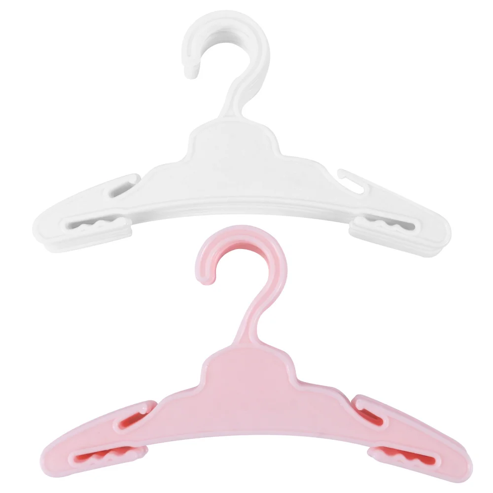 

16pcs Hangers Doll Clothes Hangers Doll Outfits Clothes Rack
